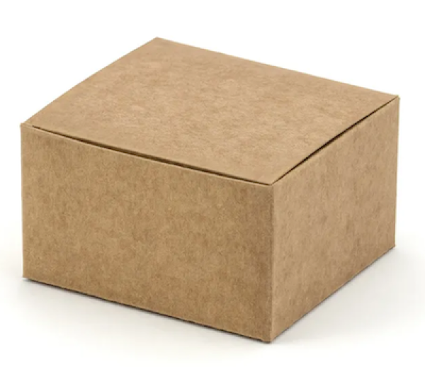 Schachteln aus Kraftpapier 6 x 5,5 x 3,5 cm - 10 Stück - PartyDeo